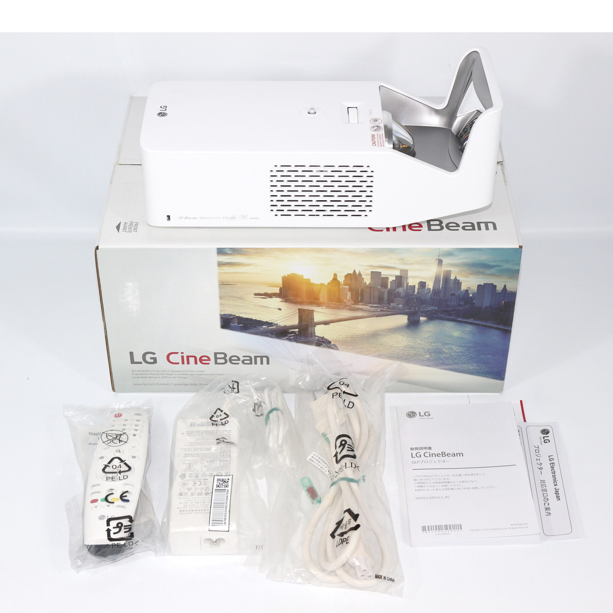 超単焦点プロジェクター LG PF1000UG コーティング剥がれ有